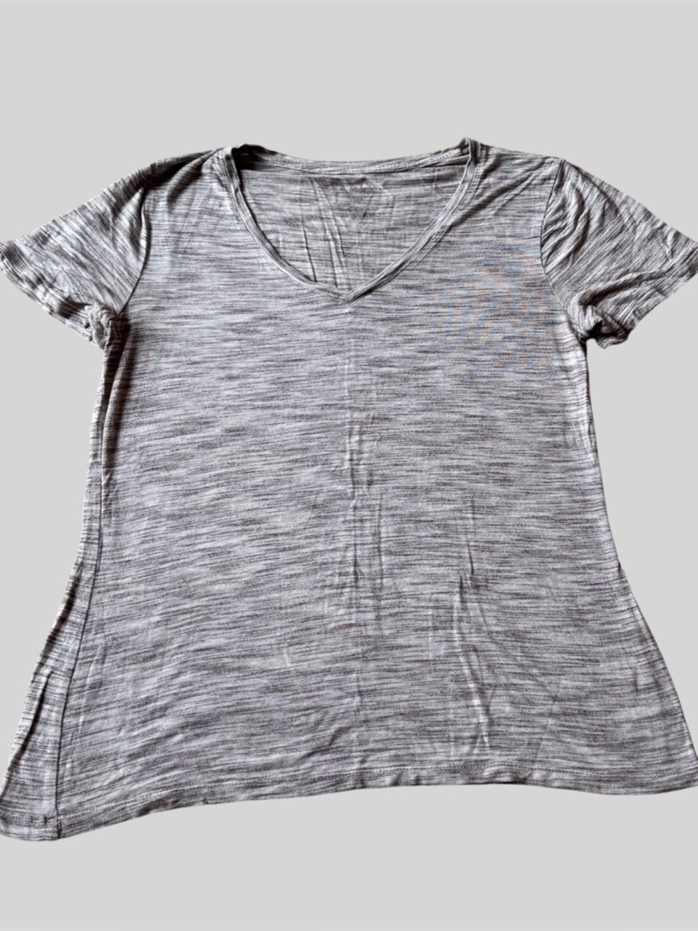 Heather Gray Apt. 9 Casual V-Neck Tee